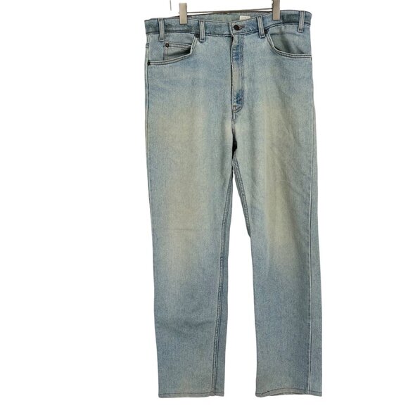 Levi's 540 Flex Vintage  Straight Fit‎ Brown Tab  Jeans Light Wash Size 36X31 - Picture 1 of 8